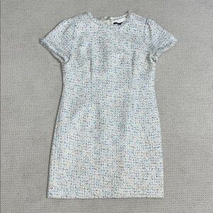 Alex Marie Multicolor Tweed Mini Dress